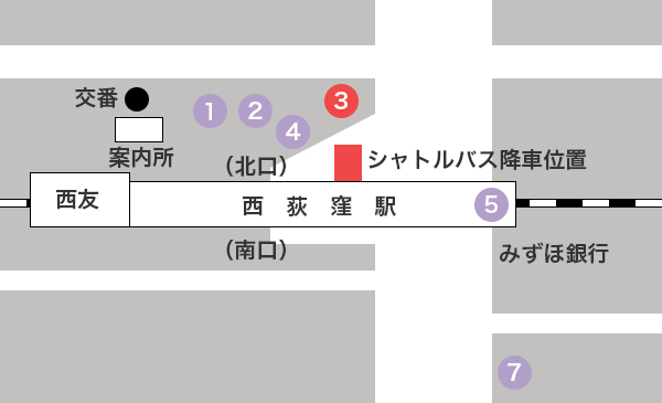 アクセス 医療法人財団 荻窪病院 東京都 杉並区