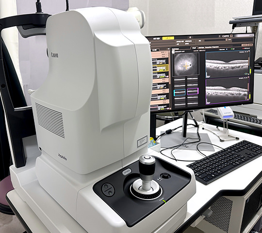 光干渉断層計 OCT-S1 写真